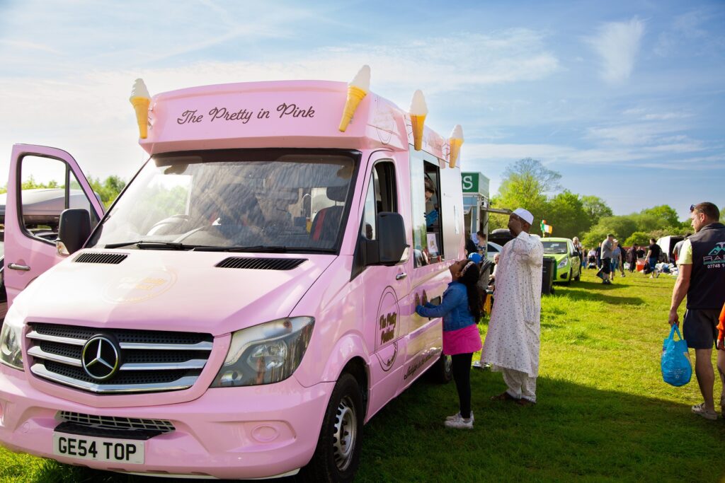 Ice van hire for gender reveals